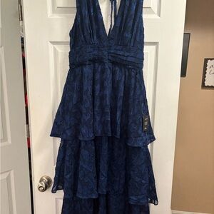 Lulu's Navy Lace Dress
